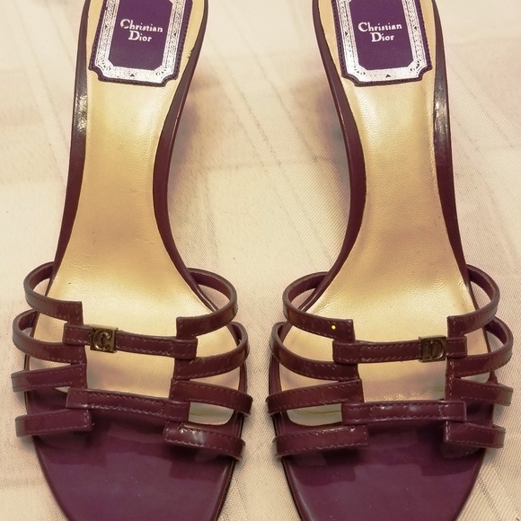 EUC.Beautiful Chistian Dior Sandals All Leather 8M - Picture 2 of 8